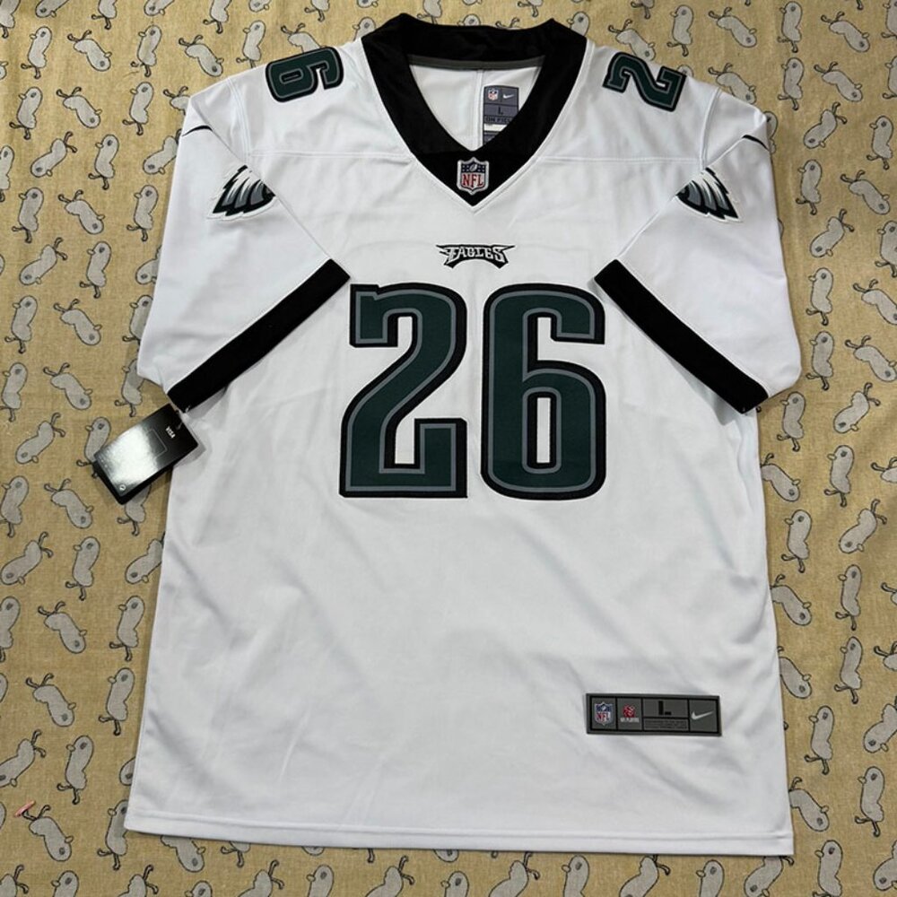 Philadelphia Eagles Nfl White Jersey #26 Barkley
